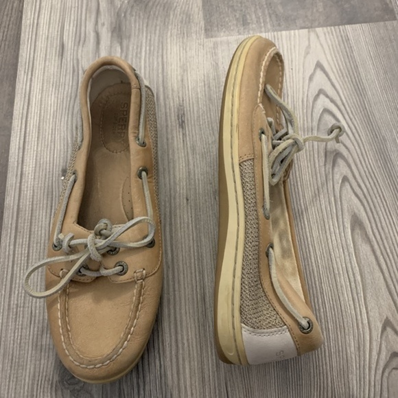 Sperry‎ Angelfish Leather Boat Shoes Women’s Size 7 - Picture 1 of 4